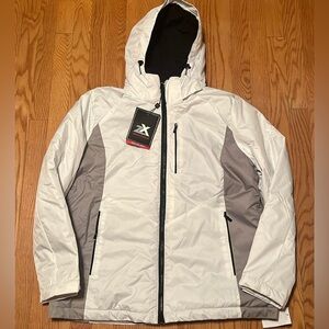 Zerooxposure winter insulated jacket with removable hood. NWT. Women’s size XL
